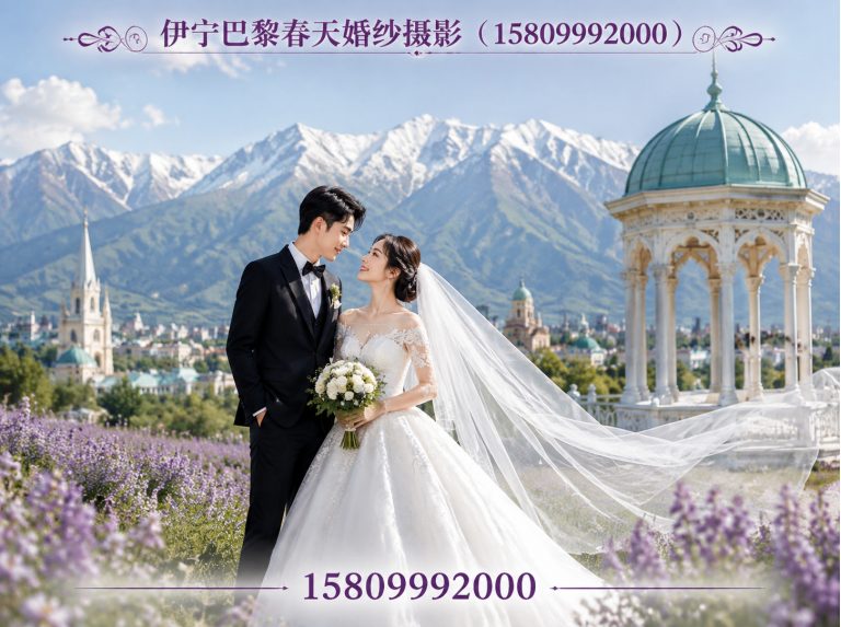 尼勒克县伊宁巴黎春天婚纱摄影展示图